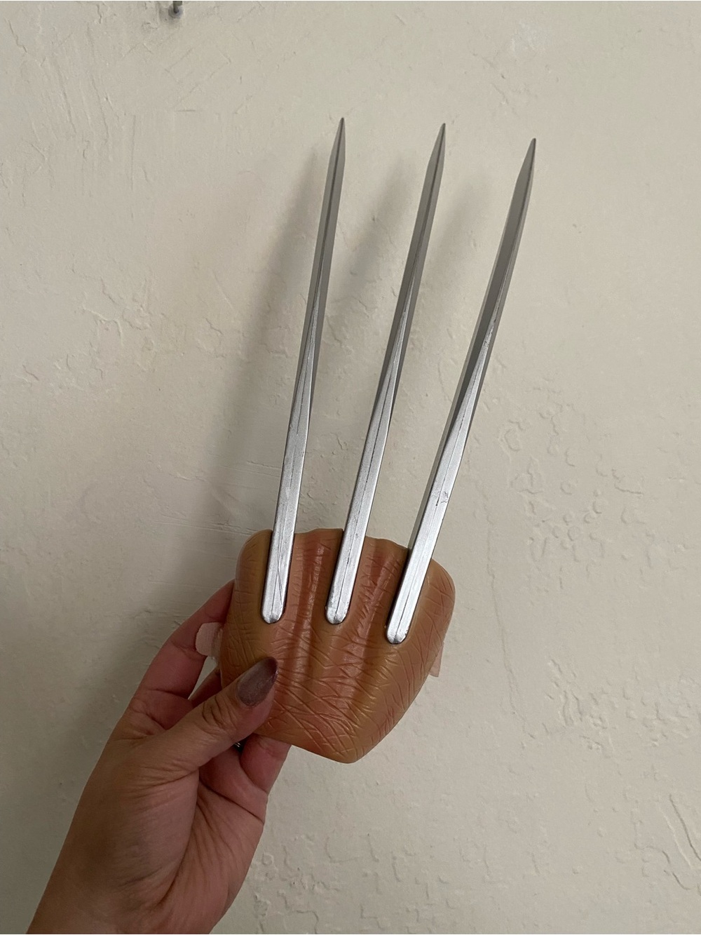 Wolverine Claw Hand Toy Costume Prop Marvel X-Men Single Piece